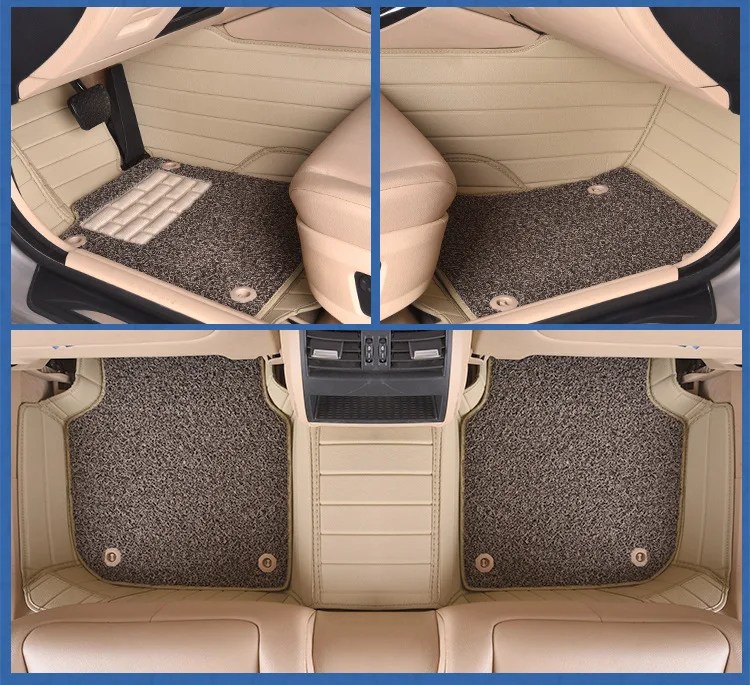 

Myfmat custom foot leather car floor mats for FIAT Bravo Freemont Punto Linea free shipping waterproof anti-slip trendy comfort