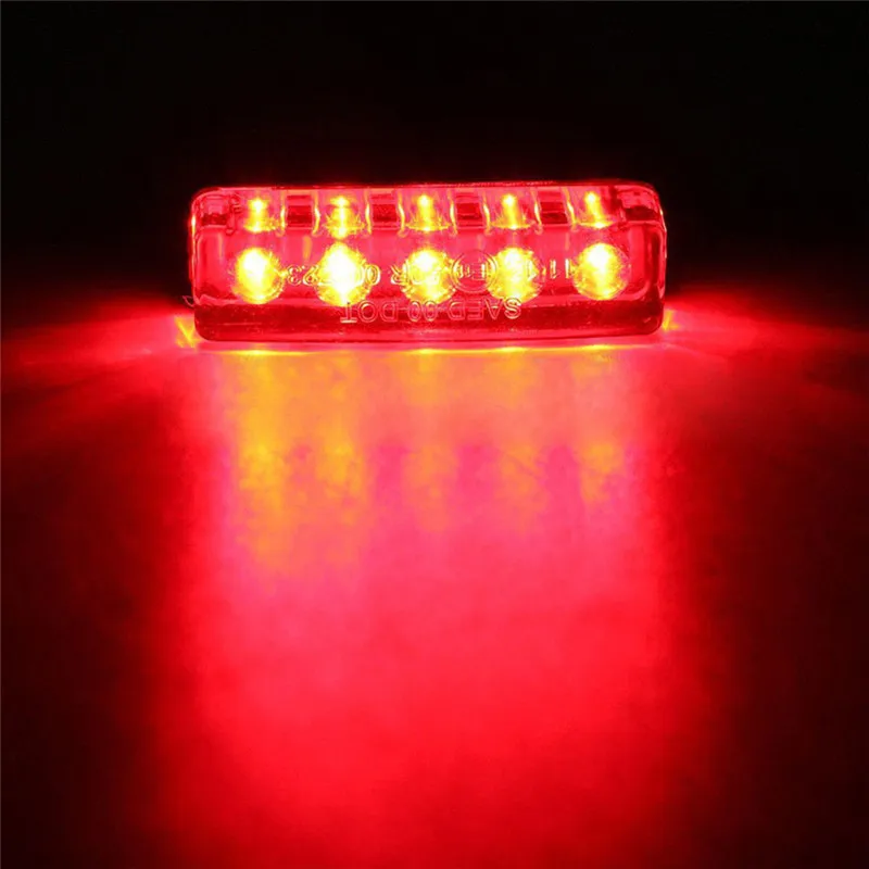 12V Мини 5 LED универсальный низкое потребление Высокая мощность Мотоцикл Скутер ATV