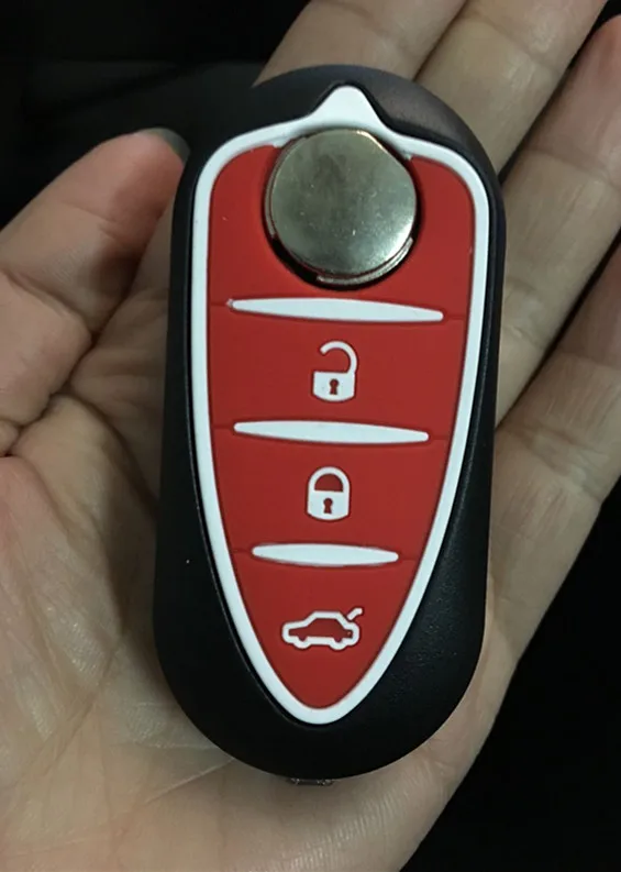 AUTEWODE силиконовый чехол для ключей резиновая накладка Alfa Romeo Mito Giulietta 159 GTA флип