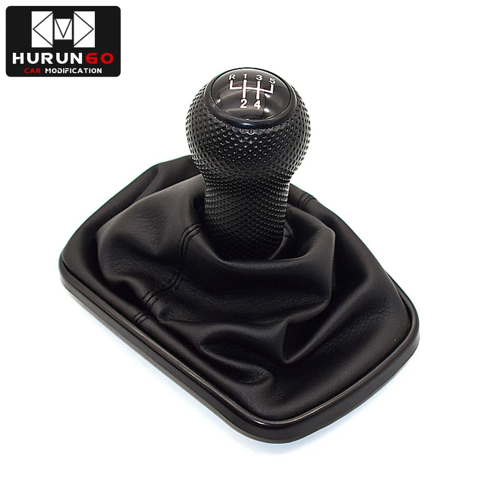 5 Speed-Black 5 6 скоростей 23 мм хромированные приспособления для стилизации автомобиля ручка переключения передач для Volkswagen VW BORA GOlf MK4/4 IV/Jetta GTI 1999-2005 - Название цвета: 5 Speed-Black