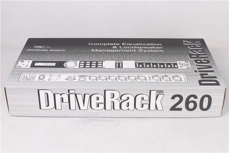 Высококачественный цифровой процессор 3 в 6 out DriveRack 260 Профессиональное звуковое