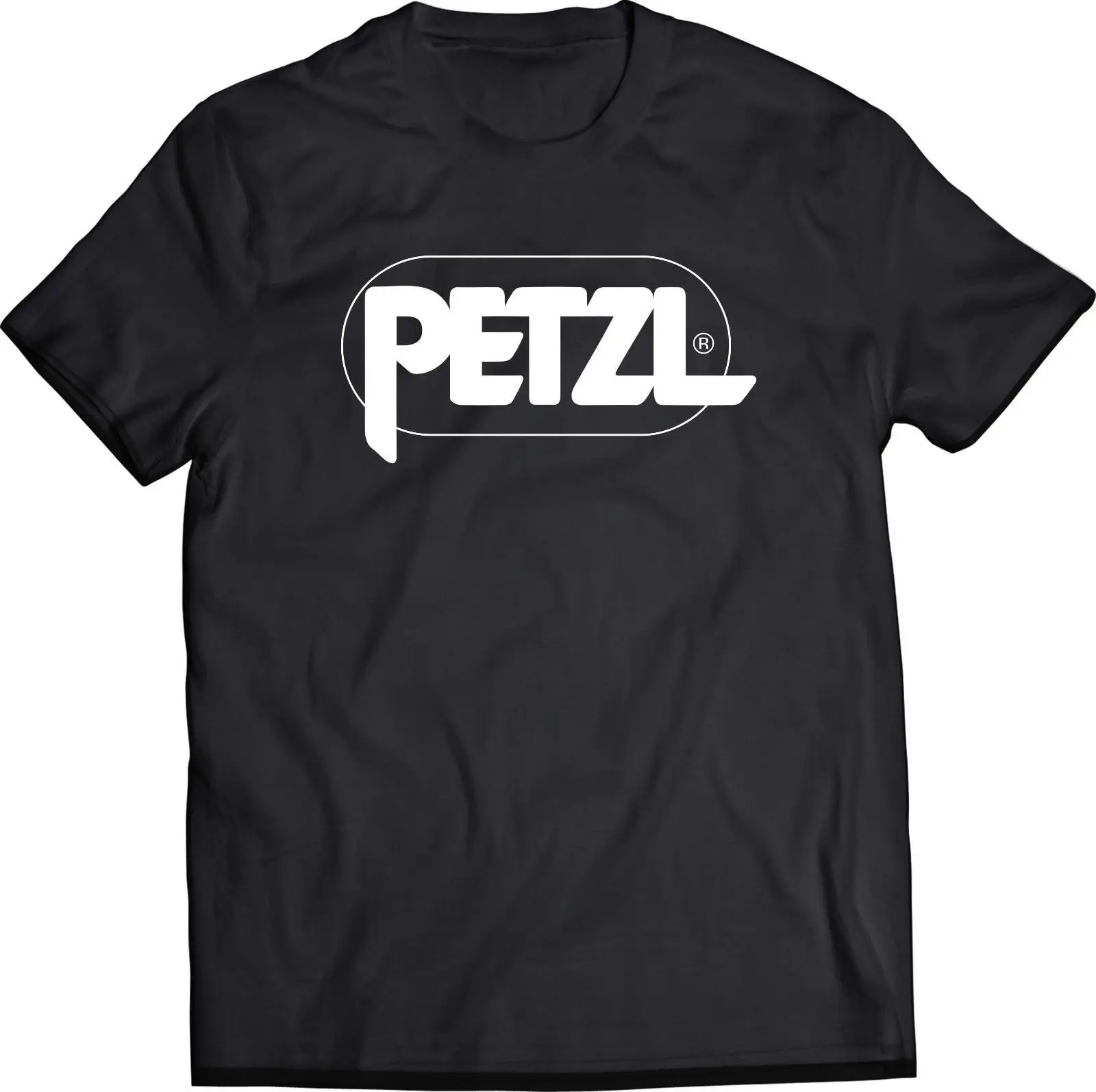 2018 Новый Для Мужчин 'S Petzl скалолазание черный Remington логотип печати Футболка