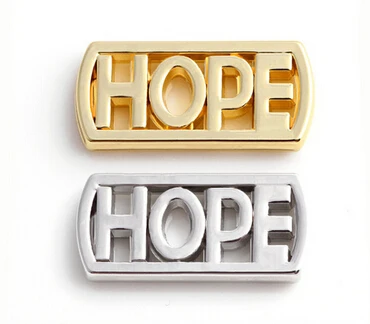 

20pcs/lot Colors Letter HOPE Floating Window Plates Fit For Magnetic 30MM Memory Locket