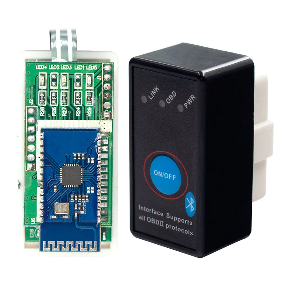 Специальное предложение Супер Мини ELM327 V1.5 с выключателем питания PIC18F25K80 чип ELM 327 OBD2 bluetooth-сканер считыватель кодов