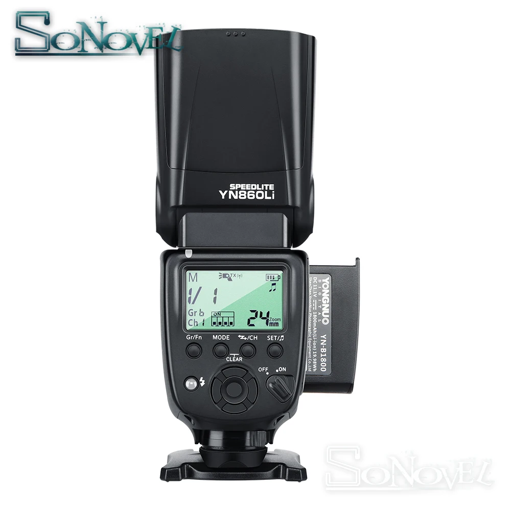 Беспроводная вспышка Yongnuo YN860Li литиевая батарея для Canon EOS 850D 800D 760D 750D 200D 80D 77D 5Ds 5D4