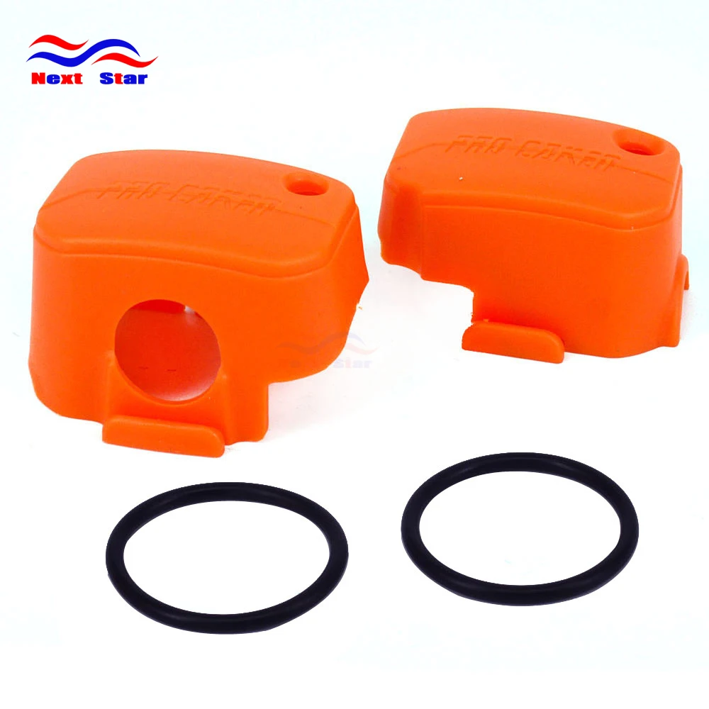 Motorcycle Plastic Orange Master Cylinder Cover Guard Protector For KTM EXC XC XCF MX EGS SX SMR 50 85 125 200 250 300 400 530 | Автомобили