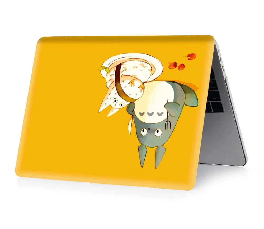 Чехол для ноутбука с цветной печатью Тоторо для Macbook Air 11 13 Pro retina 12 13 15 дюймов для New Air 13 или New Pro 13 15