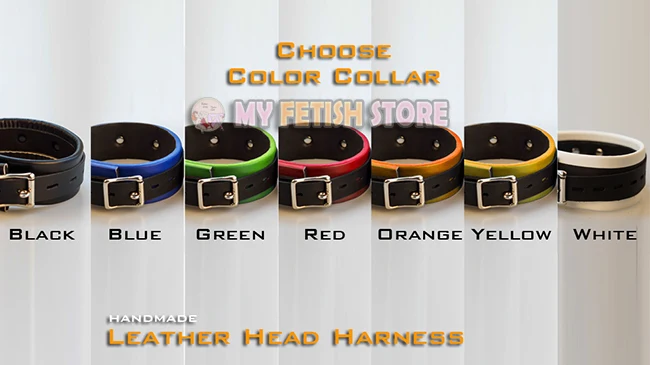 

(RD1085)Luxury Customize Handmade Leather Head Harness Bondage Head Wear Fetish Wear
