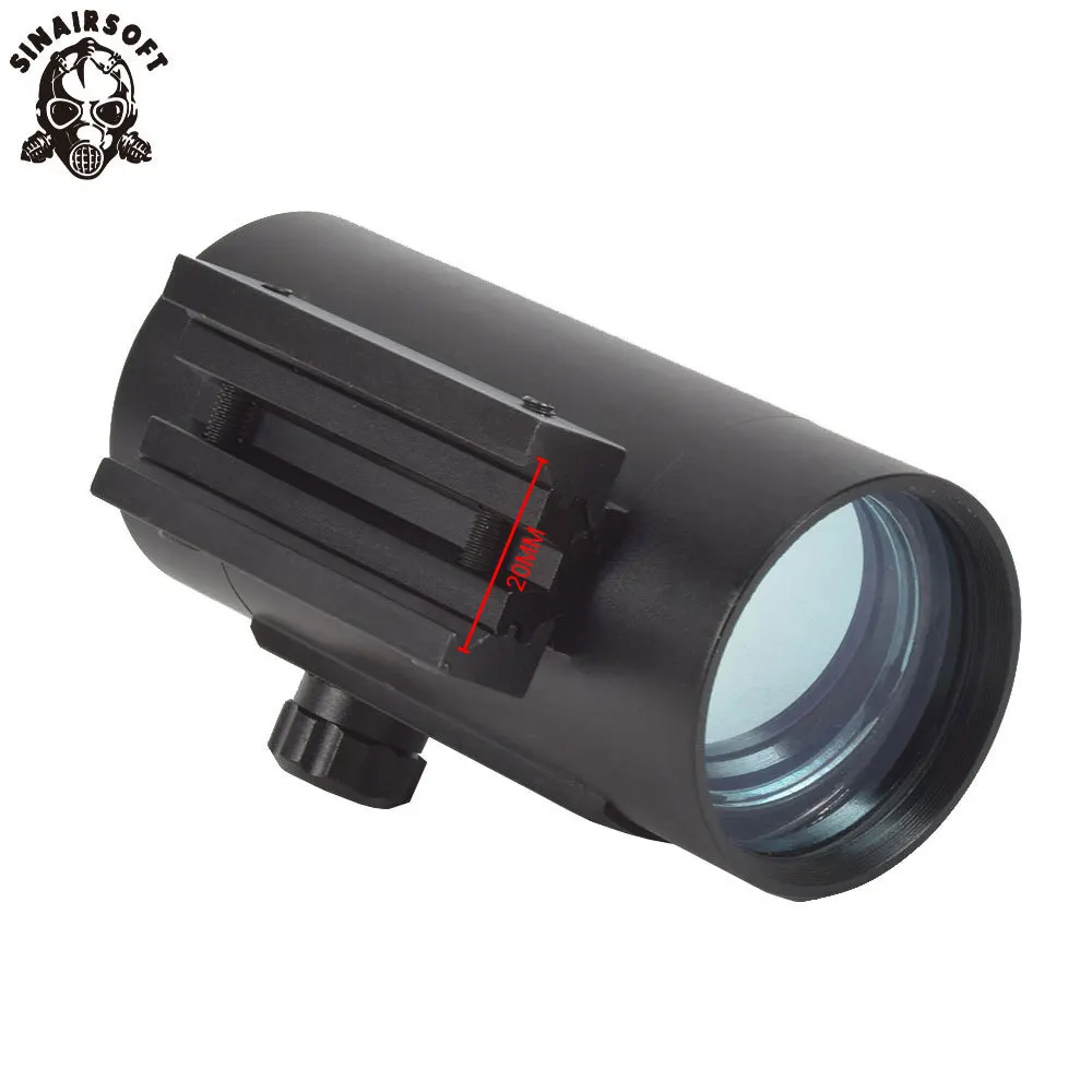 SINAIRSOFT 1x40 Red Dot Sight Airsoft Green прицел охотничий 11 мм 20 рельсовое крепление