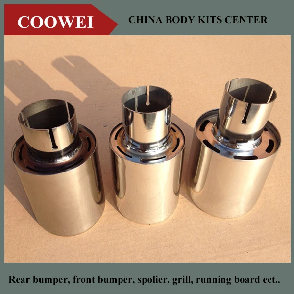 Универсальный автомобильный глушитель выхлопной трубы 63 мм на входе 89