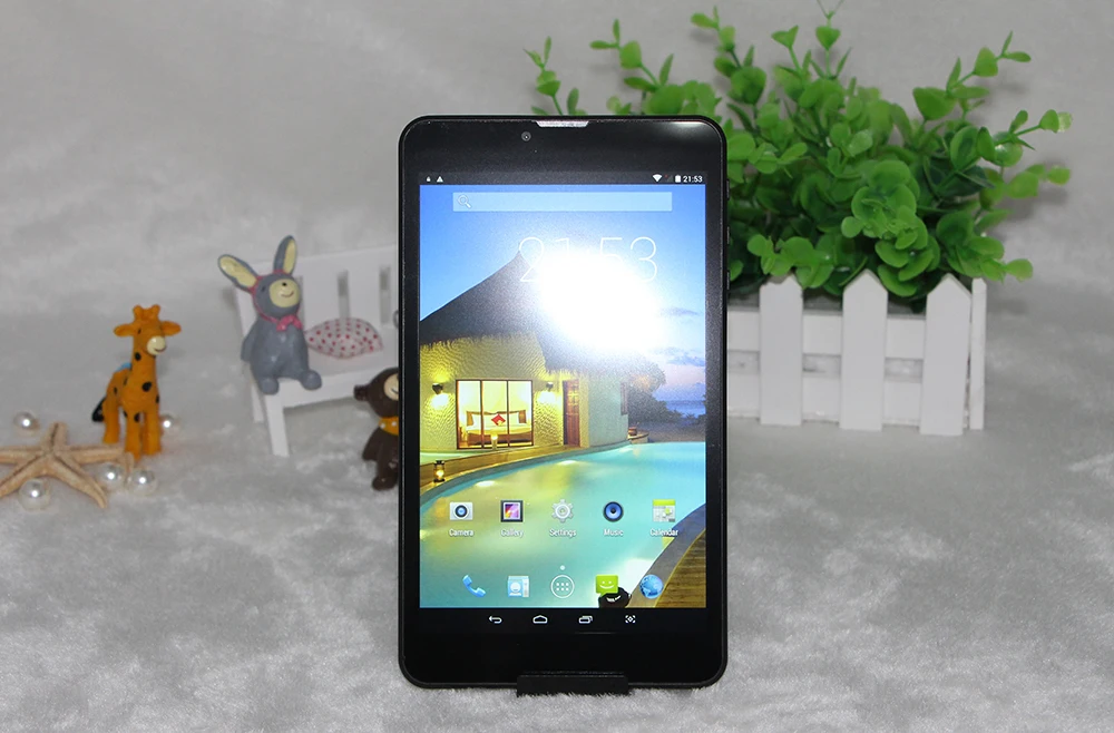 WeCool 7 дюймов Android 3g телефонный звонок планшетный ПК с ips 1024X600 разрешение четырехъядерный двойной слот для sim карты и WCDMA gps FM Phablet 4 цвета