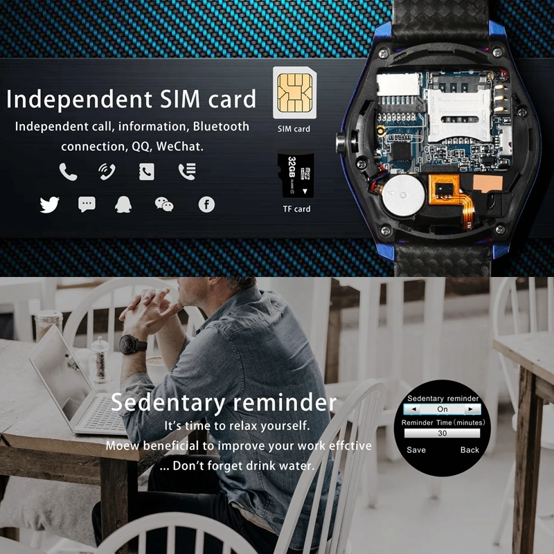 Горячие Смарт часы для мужчин Спорт сердечного ритма мониторы Smartwatch поддержка TF