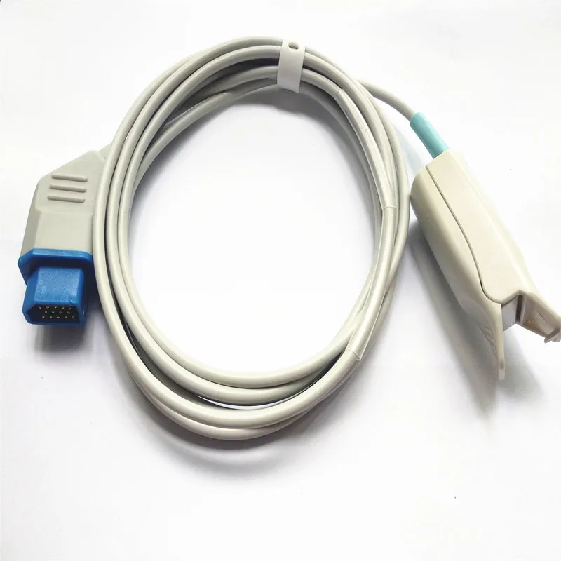 5 шт./лот совместимый с NIHON KOHDEN BSM2301 DB14 PIN датчик SPo2 Spo2 пульсоксиметра 3 м/9 футов ТПУ |