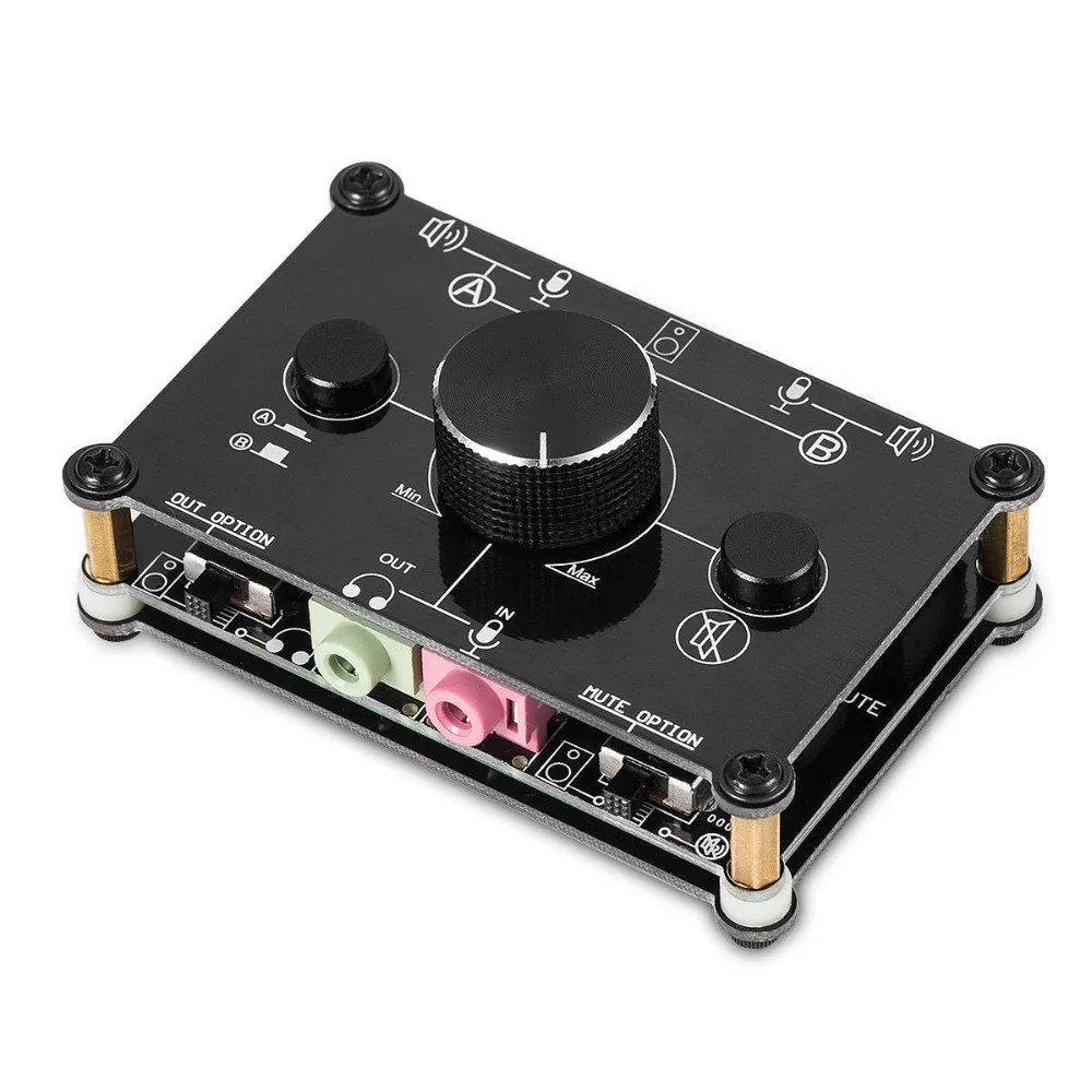 Миниатюрный 2 полосный Аудио Микрофон Little Bear MC1023 гарнитура микрофон