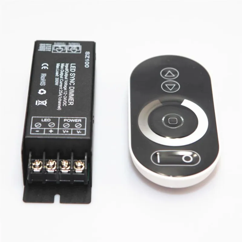 300 Вт RF LED сенсорный диммер 25A синхронизация SZ100 для перемешивания света DC12V 24V