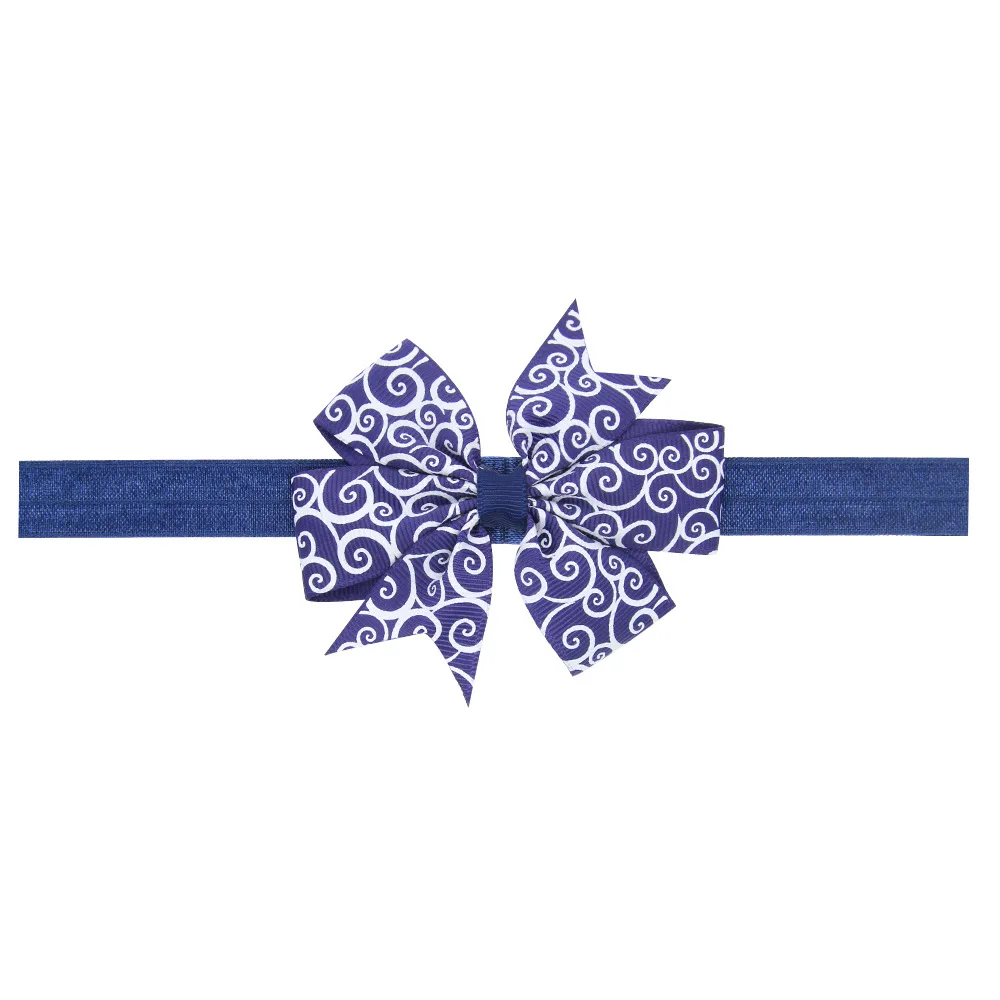 Повязка для волос с принтом повязка на голову лента бант тюрбан детей головной