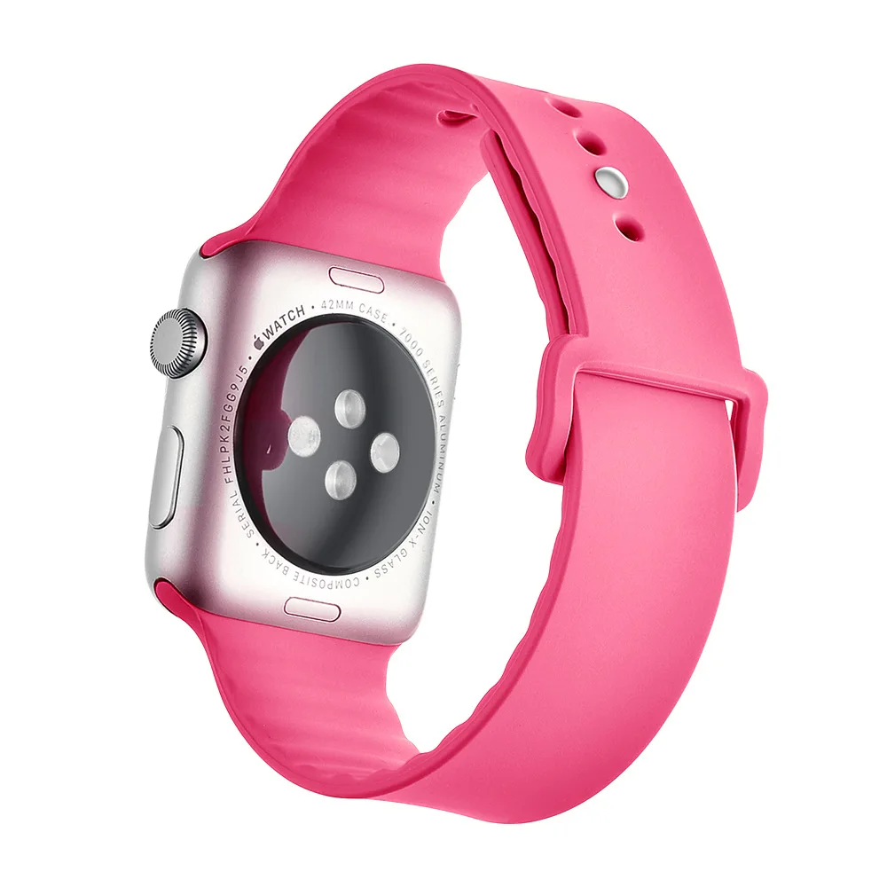 Спортивные часы iWatch Apple Watch 38 мм 42 Мужские и женские силиконовые спортивные