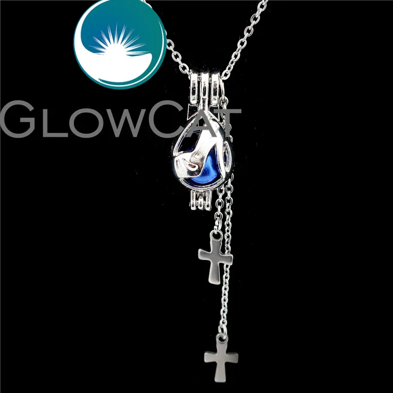 GLOWCAT KS608 обувь на высоком каблуке с перекрестными кисточками и стразами Oyster Pearl Cage