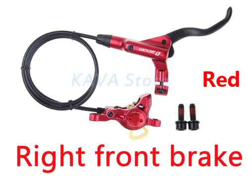 right front Brake ZOOM HB 875 Гидравлический тормозной рычаг передний 800/задний 1400 мм для горного велосипеда MTB дисковый тормозной зажим тормозные колодки Горячая - Цвет: right front Brake