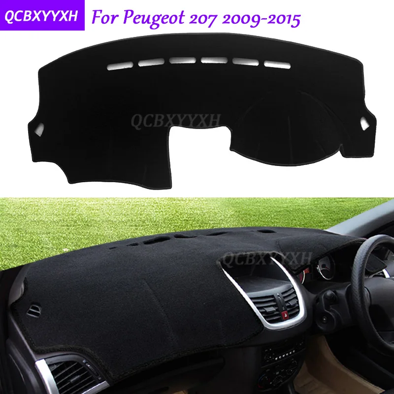 Для peugeot 207 2009- коврик на приборную панель защитный интерьер Photophobism коврик тент подушка для автомобиля Стайлинг авто аксессуары