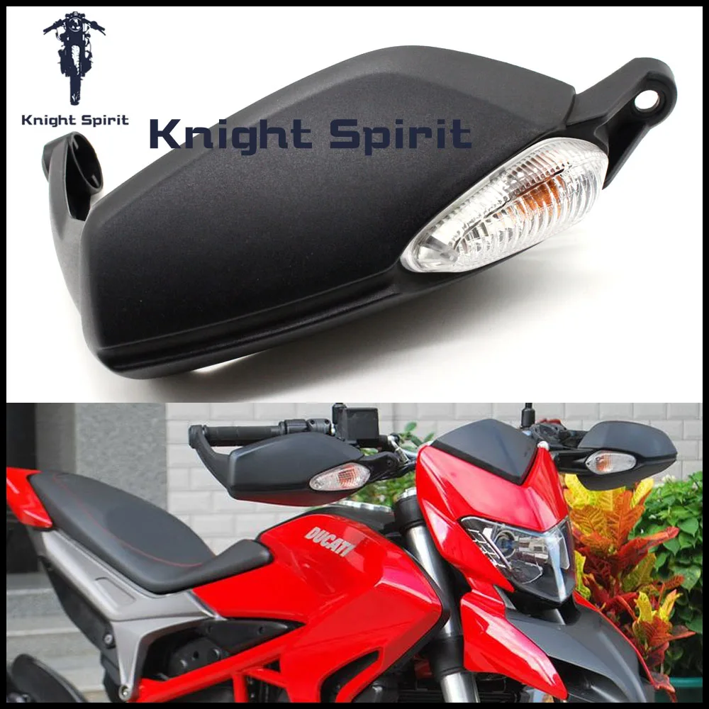 Для Ducati Hypermotard 820/hyperstrada 821 2013 мотоцикл Правый Тормоз сбоку Handguard Руль управления для мотоциклов охранника руку с свет