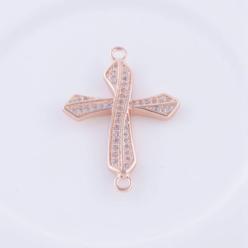 3 цвета трендовый подвесной крестообразный соединитель подходит для браслета