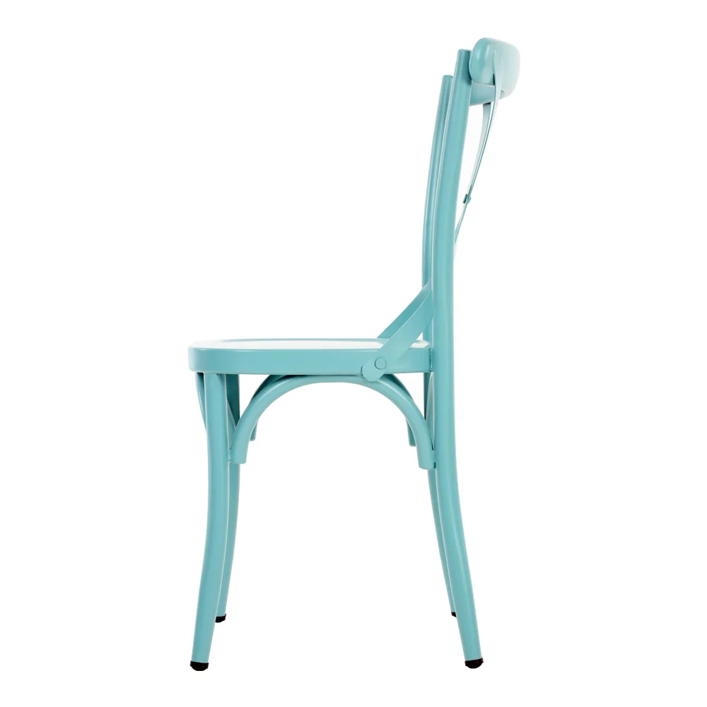 IKayaa промышленный стиль металлические кухонные обеденные стулья стул