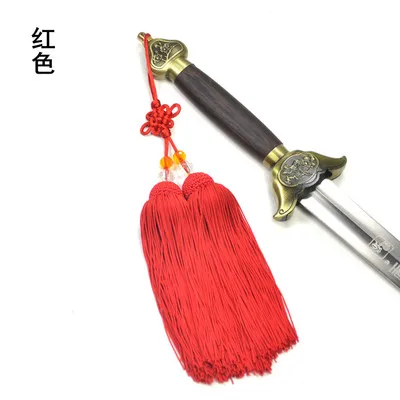 1. XS short red 8C высококачественный Jiansui Taichi соревнование боевых искусств Профессиональное использование Высокая плотная корень меч кисточка Taiji XS кисточки полиэстер - Цвет: 1. XS short red