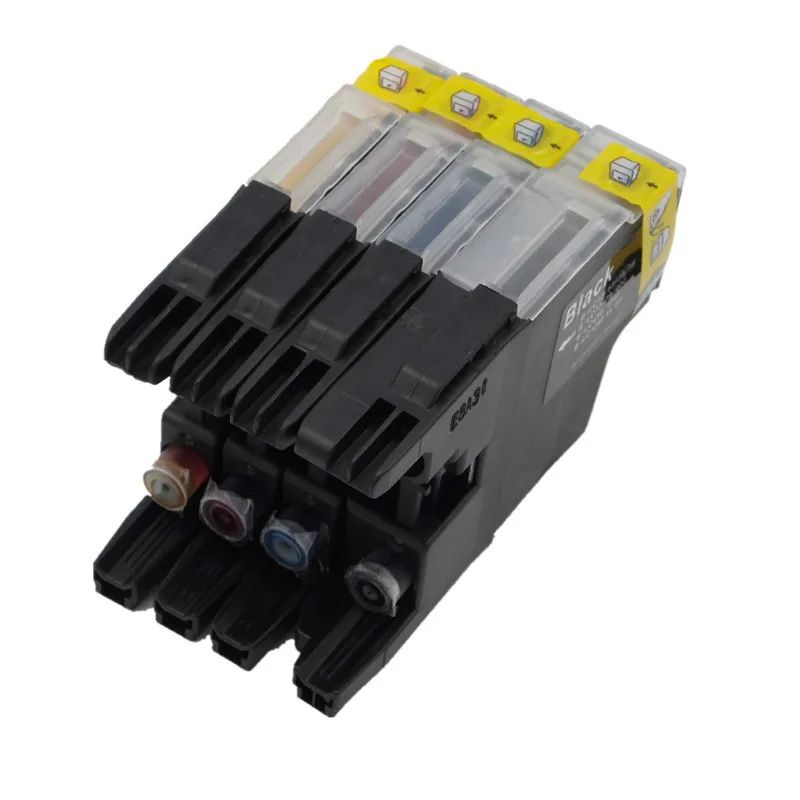 4PK LC71 LC75 LC79 черные чернильные картриджи для принтера совместимы с Brother DCP J525N 540N J740N