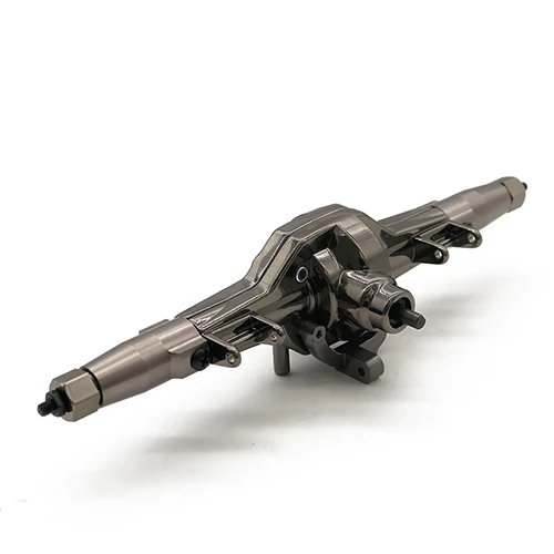 Titanium RCAWD сплав задняя коробка передач(со стальной шестерней) в сборе для 1/10 Hsp Рок Гусеничный 94180 RGT 18000 Himoto Redcat Upgarded часть - Цвет: Titanium