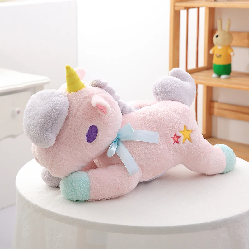 Kawaii 55 см Большой размер мультяшная милая игрушка единорог плюшевые игрушки