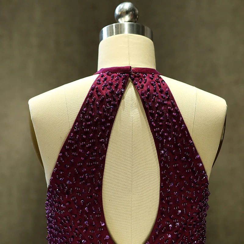 Новинка 2017 года короткие платья для выпускного вечера с бусинами и жемчугом