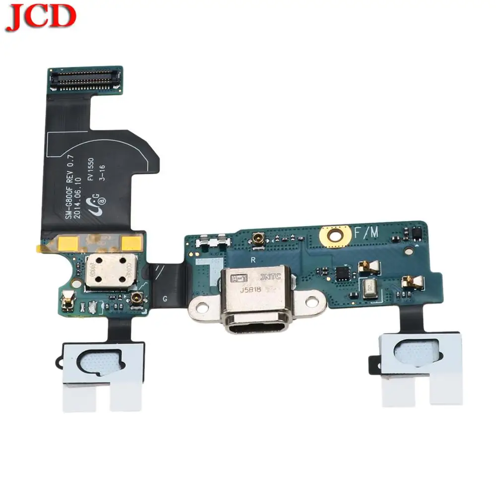 JCD USB зарядный порт разъем док станция гибкий кабель с микрофоном для Samsung Galaxy S5