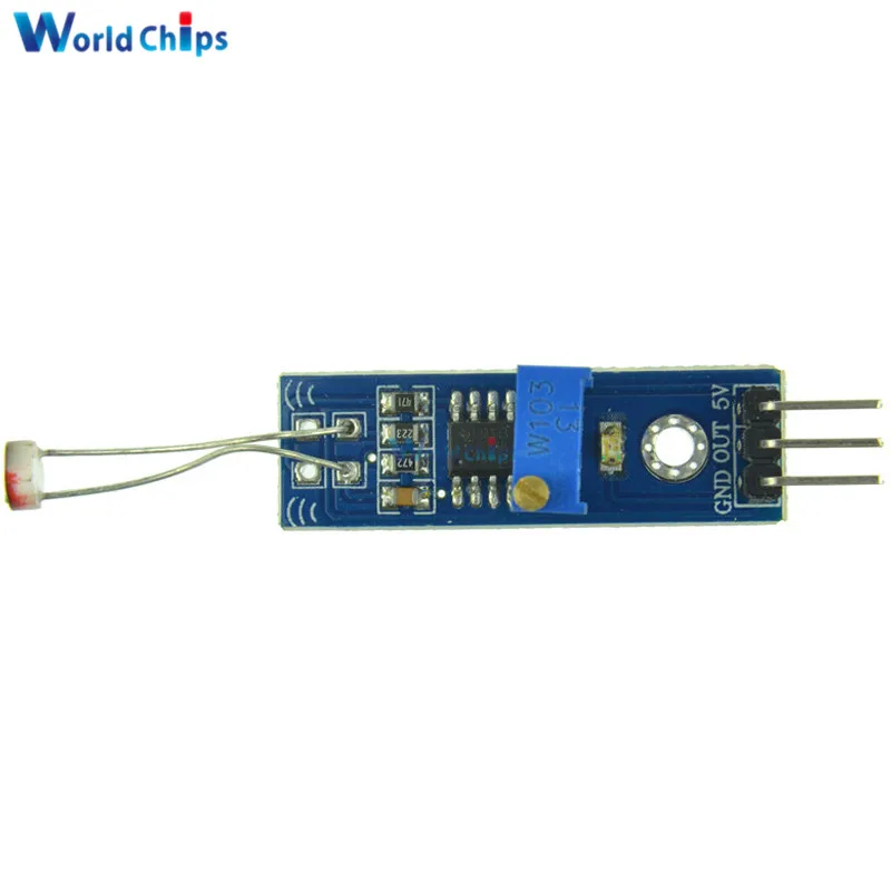 Модуль датчика фоторезистора для Arduino LM393 модуль печатной платы на выходе