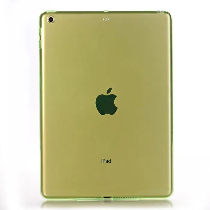 Зеленый Силиконовый чехол для Apple iPad 9.7 силиконовый чехол Прозрачный чехол для iPad 9.7 a1822 a1823 тонкий прозрачная крышка для новых iPad 9.7 - Цвет: Зеленый