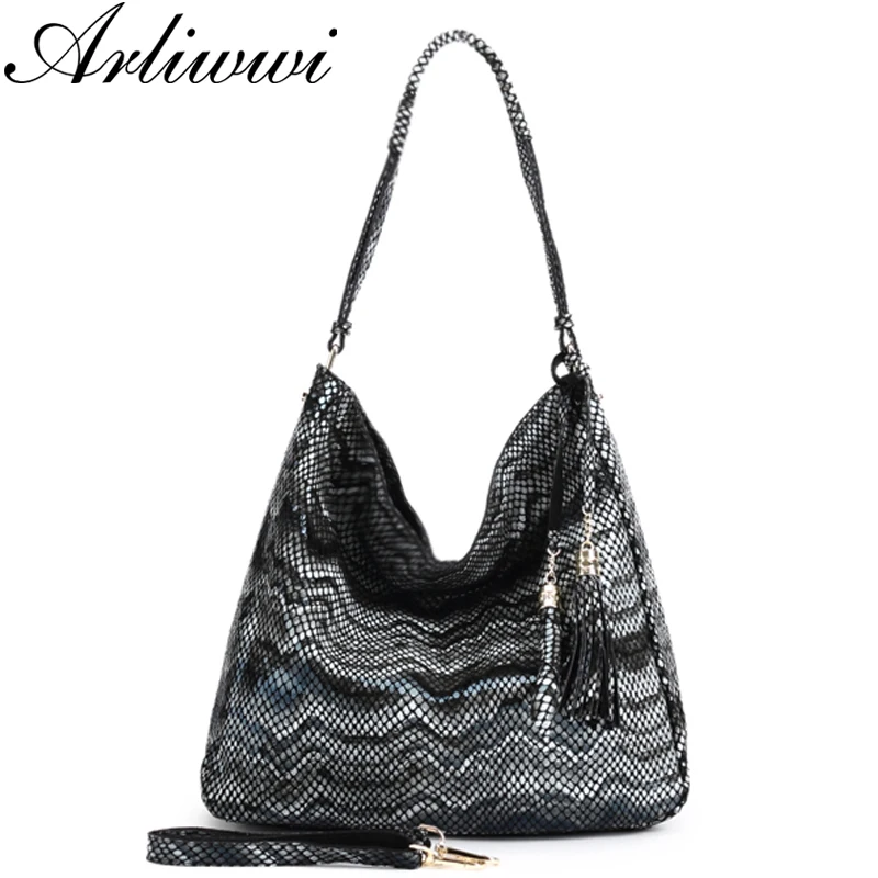 Arliwwi брендовая дизайнерская обувь из натуральной кожи с тиснением блестящие