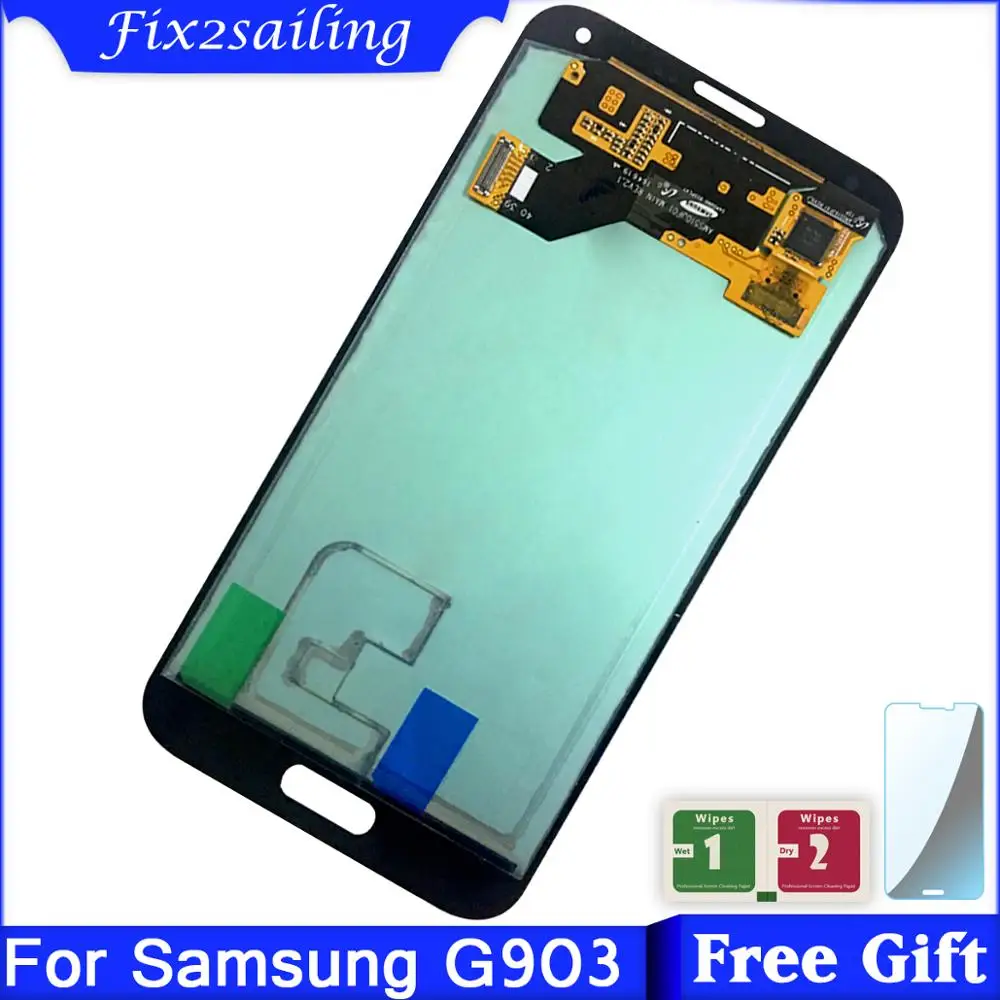 ЖК дисплей Super Amoled для Samsung GALAXY S5 Neo G903 G903F 100% протестированный сенсорный экран