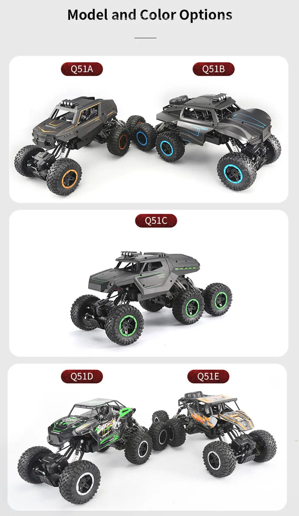 JJRC Q51 RC автомобиль внедорожный MAX 6WD RTR гоночный грузовик автомобиль дистанционного управления скалолазание автомобиль игрушки с передней светодиодный светильник бесщеточный мотор