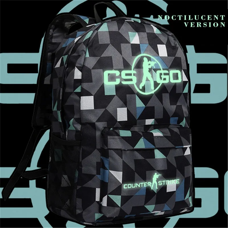 Night Light 04 MeanCat счетчик Страйк OL CSGO Наплечные рюкзаки Virtus Pro CS GO OL сумки для ноутбука для студентов и взрослых - Цвет: Night Light 04
