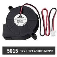 gdstime 50mmx50mmx15mm 0 12a 12v 2pin 5cm radial pc computer dc cooling blower fan 5015 4500rpm