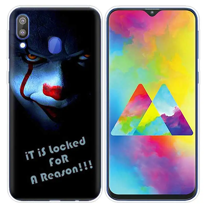 Чехол для samsung Galaxy S10 S10e S10 5G Plus M10 M20 M30 A10 A20 A30 A40 A50 A70 Джокера клоун ужас принт чехол Fundas Capa