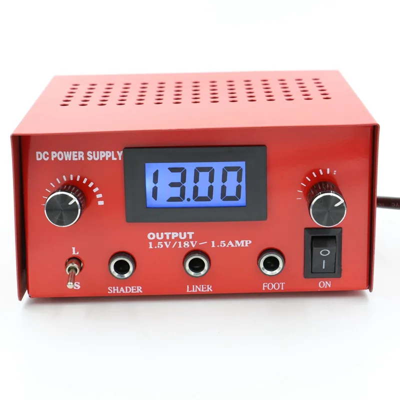 Порекомендуемый двойной цифровой блок питания для татуировок с ЖК-дисплеем
