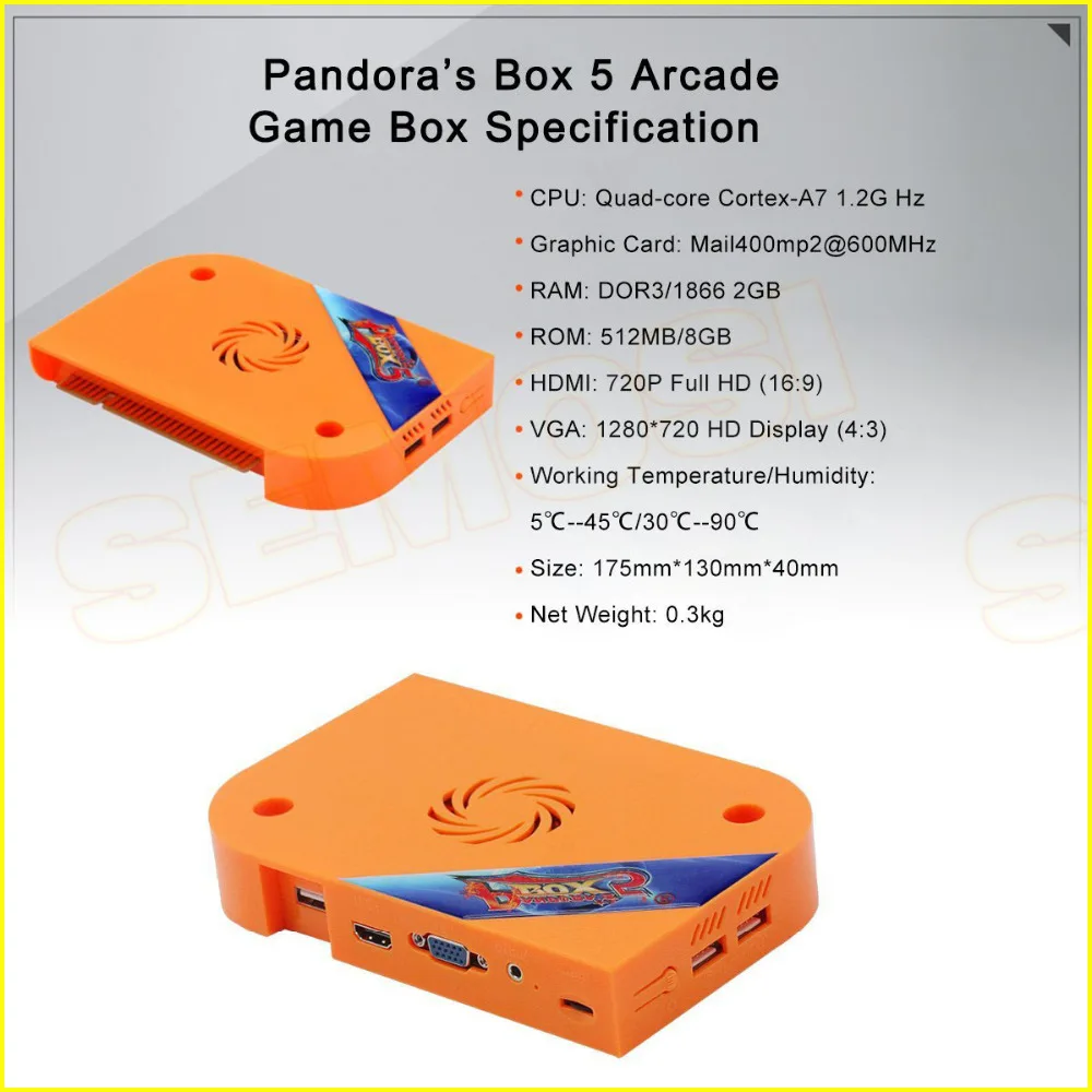 Pandora Box 5S многодетная игровая доска 960 в 1 Аркада Jamma печатная плата HDMI/VGA выход Full HD