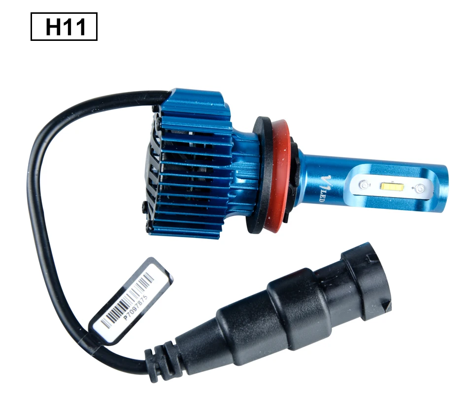 Светодиодный H4 H7 H1 H15 H11 H8 H9 9005 9006 Автомобильные фары CSP чип HB3 HB4 9012 6500 K 15000LM Синий Мини 12 V 24 V для moto/автомобиля/грузовика