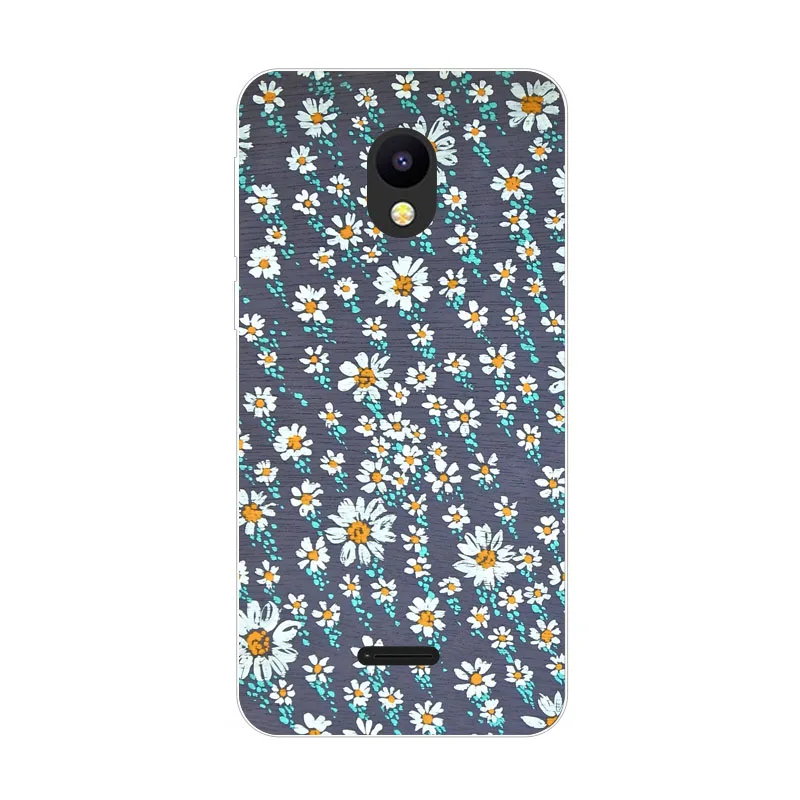 Чехол для Meizu C9 Pro силиконовый чехол с красочными лепестками мягкая задняя крышка