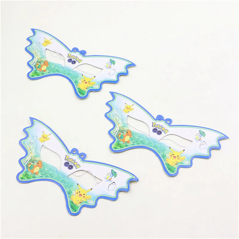 Для 10 человек для маленьких мальчиков и взрослых, принадлежности для дня рождения, вечерние наборы для украшения с Пикачу, Покемон го, Бумажная гирлянда, чашки, ребенок, Душ