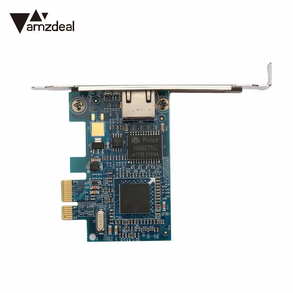 AMZDEAL Super Speed Broadcom BCM5751 Gigabit 10/100/1000M PCI-E PCI Express Настольный сетевой адаптер Ethernet |