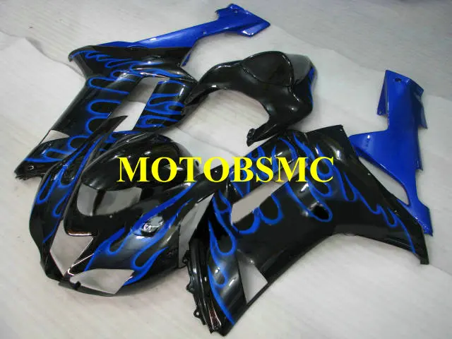 Комплект обтекателей для мотоцикла на заказ KAWASAKI Ninja ZX6R 636 07 08 ZX 6R 2007 2008 ABS Синий