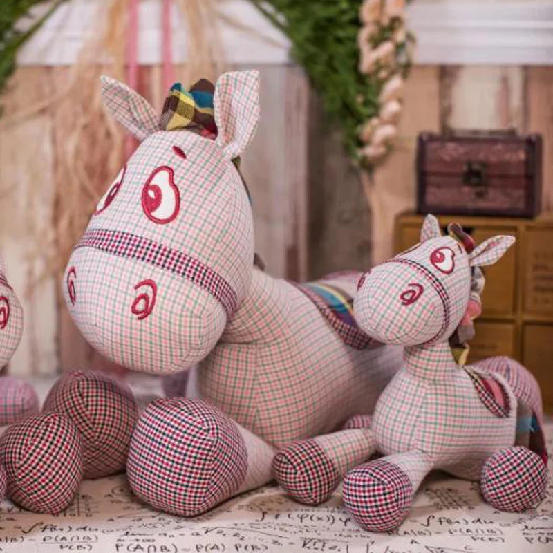 1 шт. 22-35 см. мягкая игрушка для сидящего Ослика милая кукла из ткани малышей