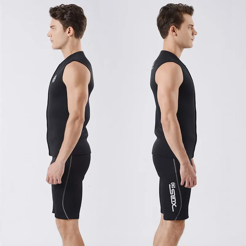 Гидрокостюмы женские Премиум неопрен 3 мм жилет на молнии Топ Дайвинг костюмы для